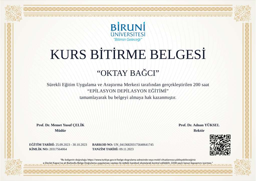 Certificate 3